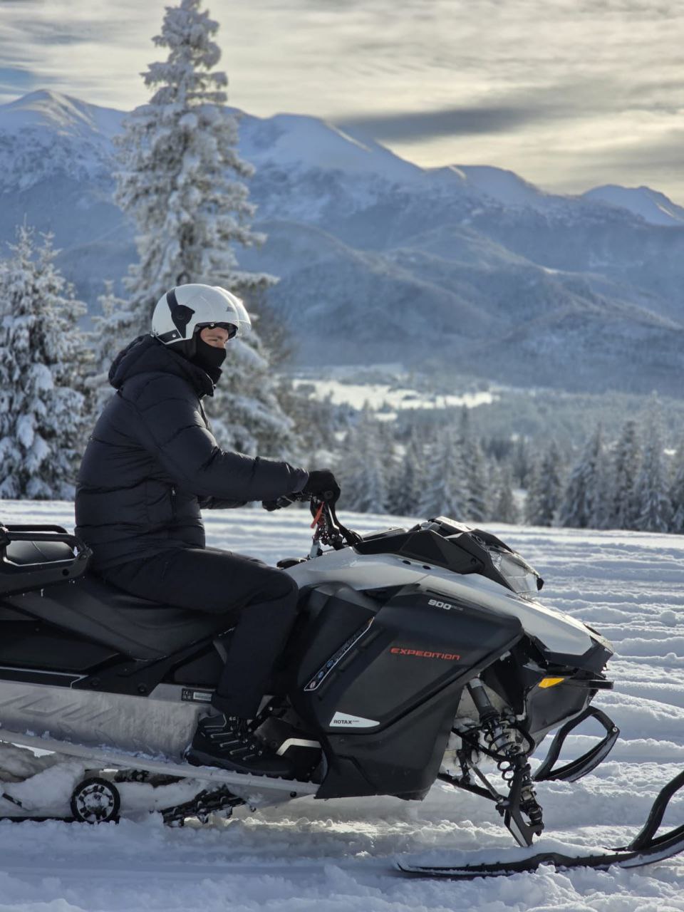 Skuter śnieżny w Tatrach